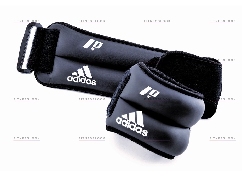 Adidas -  на запястья/лодыжки несъемные 1 кг из каталога опций и аксессуаров к силовым тренажерам в Санкт-Петербурге по цене 2990 ₽