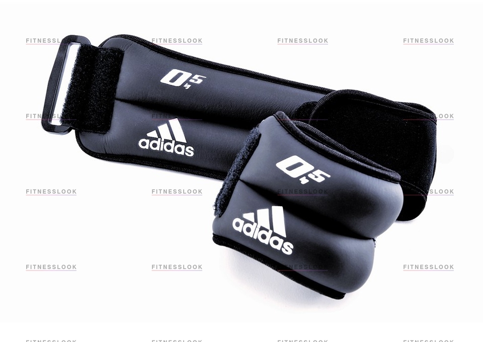 Adidas - на запястья/лодыжки несъемные 0.5 кг из каталога опций и аксессуаров к силовым тренажерам в Санкт-Петербурге по цене 2990 ₽