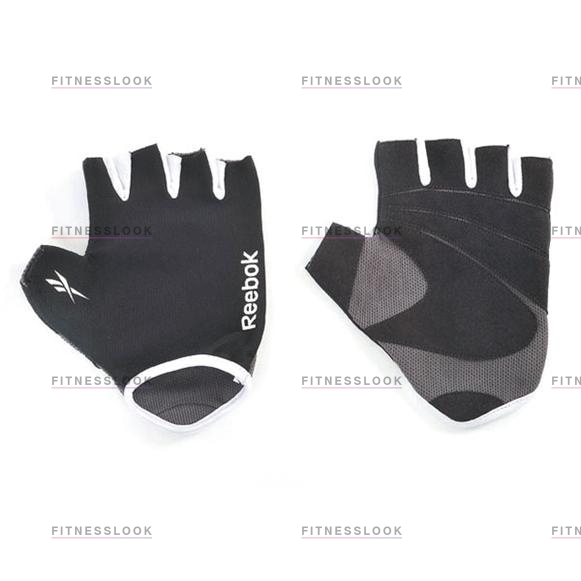 для фитнеса - черные L/XL в СПб по цене 1690 ₽ в категории тренажерные перчатки Reebok