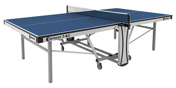 S7-63, ITTF (синий) в СПб по цене 75180 ₽ в категории теннисные столы Sponeta
