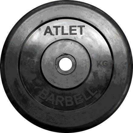 Atlet - 31 мм - 10 кг в СПб по цене 4459 ₽ в категории диски (блины) для штанг и гантелей MB Barbell