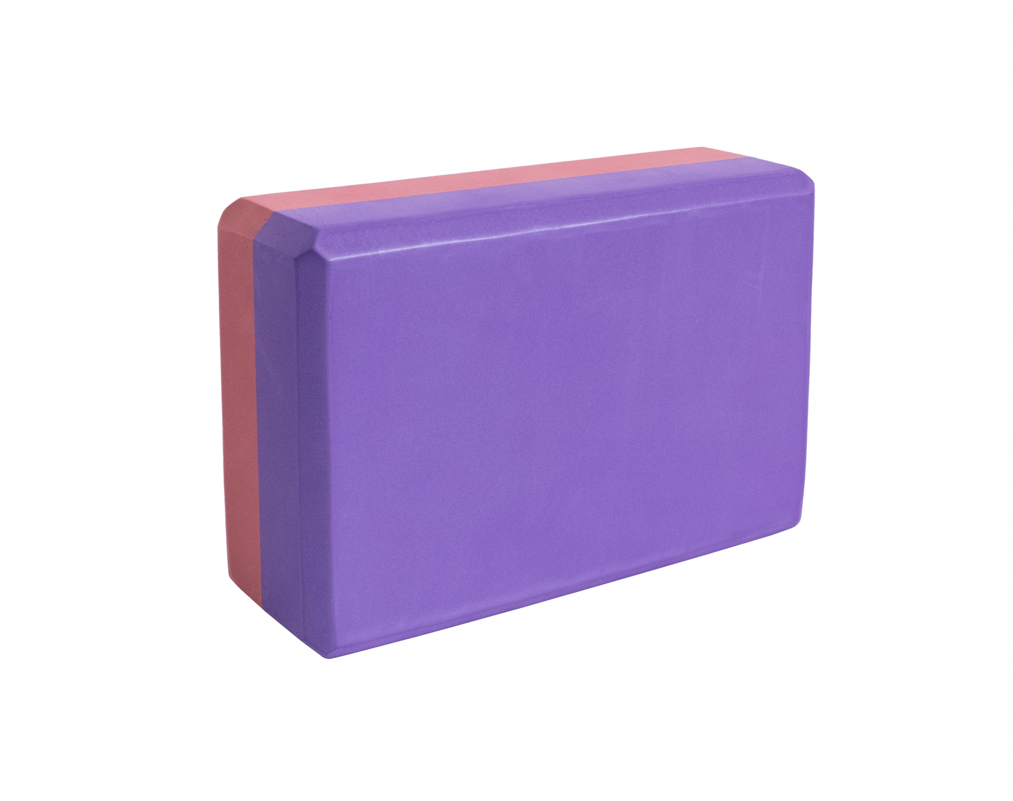 Блок для йоги Ironmaster бордовый-фиолетовый
