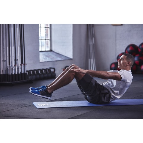Коврик для йоги и фитнеса Adidas синий арт. ADMT-11014BL