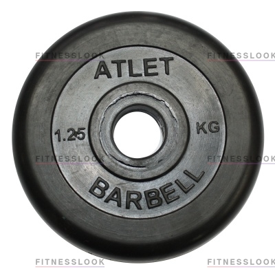 Atlet - 26 мм - 1.25 кг в СПб по цене 938 ₽ в категории диски (блины) для штанг и гантелей MB Barbell