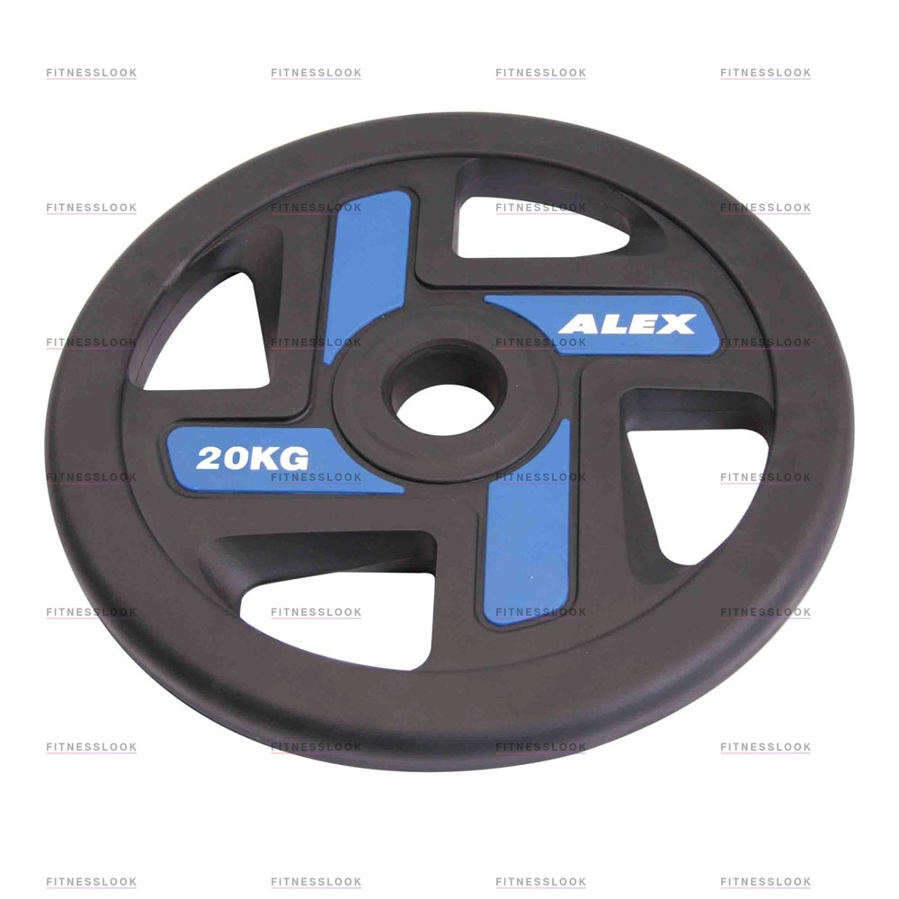 Alex полиуретановый 50 мм - 20 кг в СПб по цене 12903 ₽ в категории диски (блины) для штанг и гантелей Aerofit