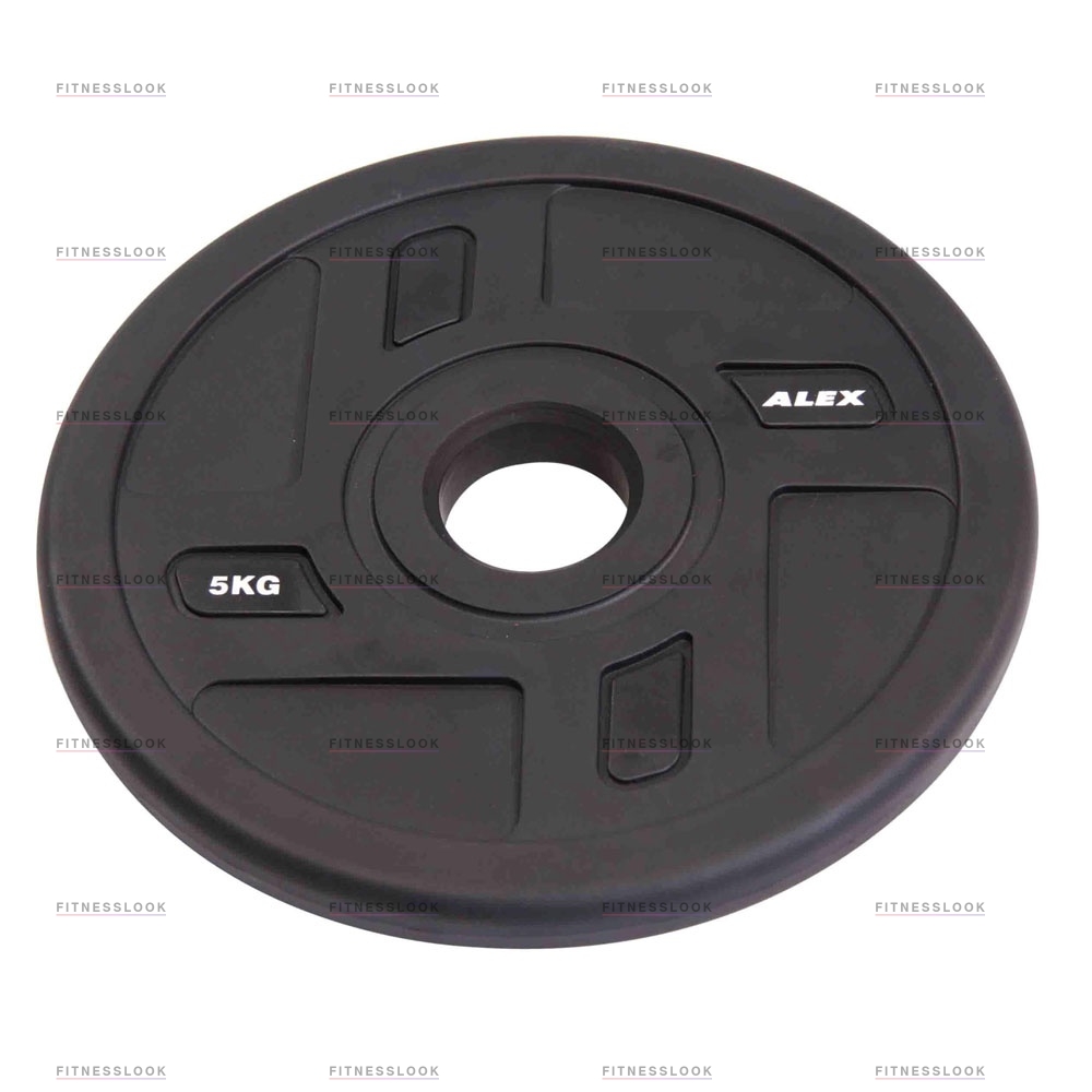 Alex полиуретановый 50 мм - 5  кг в СПб по цене 3933 ₽ в категории диски, грифы, гантели, штанги Aerofit