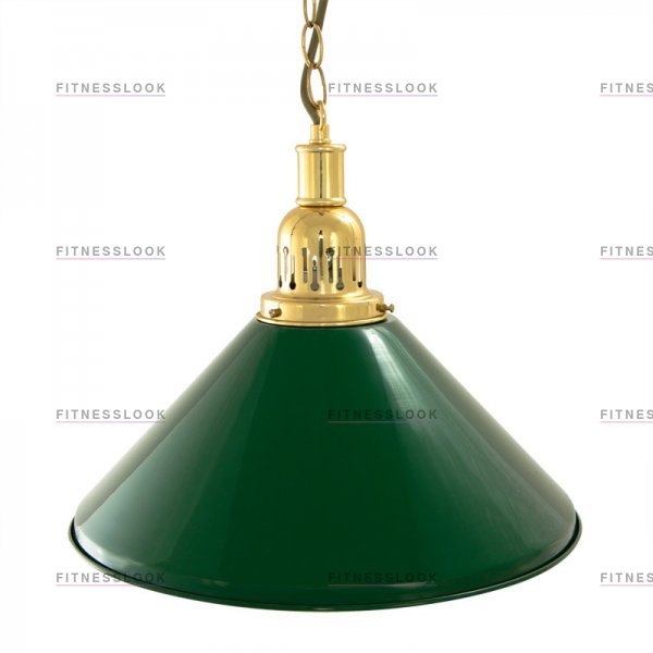 Weekend Лампа на один плафон «Evergreen» (золотистая чашка, зеленый плафон D35см) из каталога ламп/светильников на один плафон в Санкт-Петербурге по цене 3098 ₽