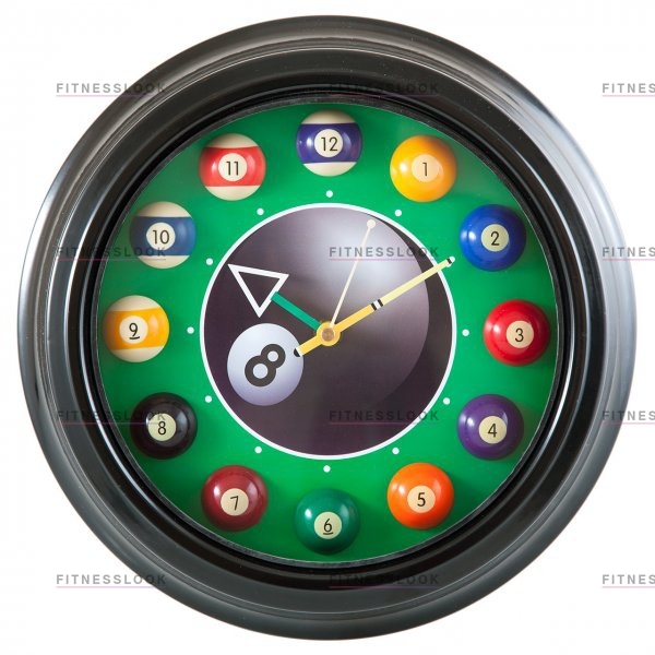 Weekend Часы настенные 12 шаров D30 см (черные), металл из каталога часов в Санкт-Петербурге по цене 1365 ₽