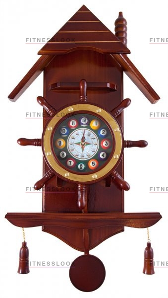 Weekend Часы настенные Избушка 33 см х 66 см, деревянные из каталога часов в Санкт-Петербурге по цене 3500 ₽