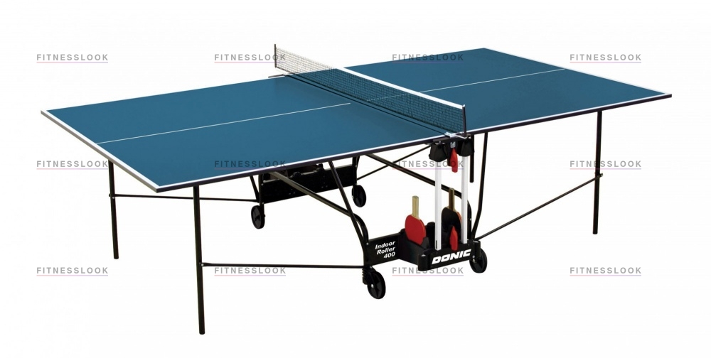 Теннисный стол для помещений Donic Indoor Roller 400 - синий