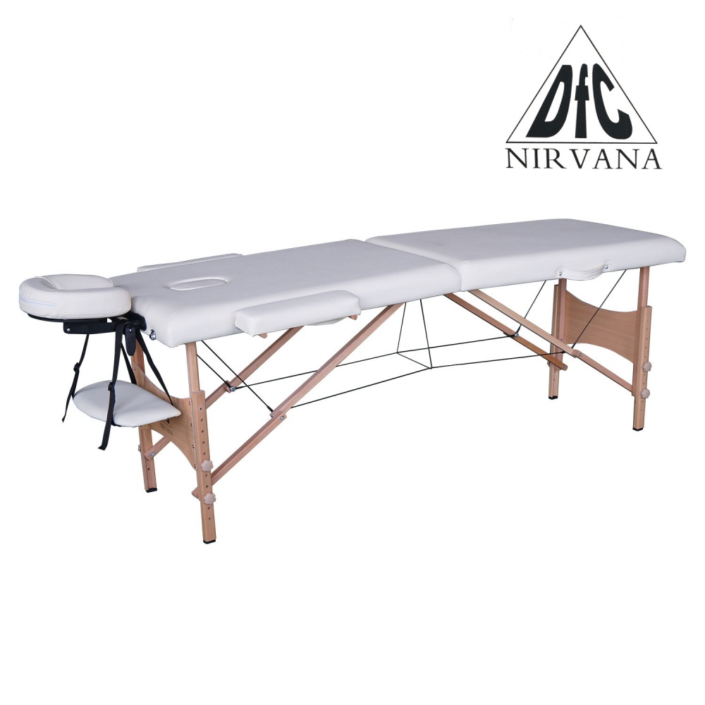 Nirvana Optima (кремовый) в СПб по цене 16990 ₽ в категории массажные столы DFC