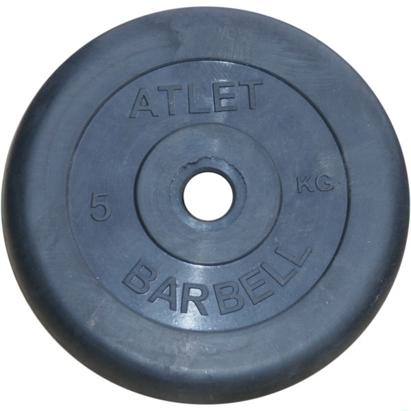 MB Barbell Atlet 51 мм - 5 кг из каталога дисков для штанги с посадочным диаметром 50 мм. в Санкт-Петербурге по цене 1786 ₽