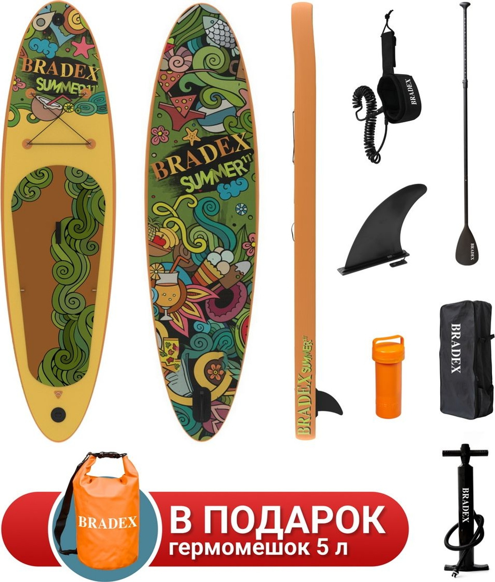 Bradex Bradex Summer 11’ из каталога SUP досок в Санкт-Петербурге по цене 33590 ₽