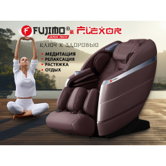 Домашнее массажное кресло Fujimo Flexor F500 Brown в СПб по цене 349000 ₽