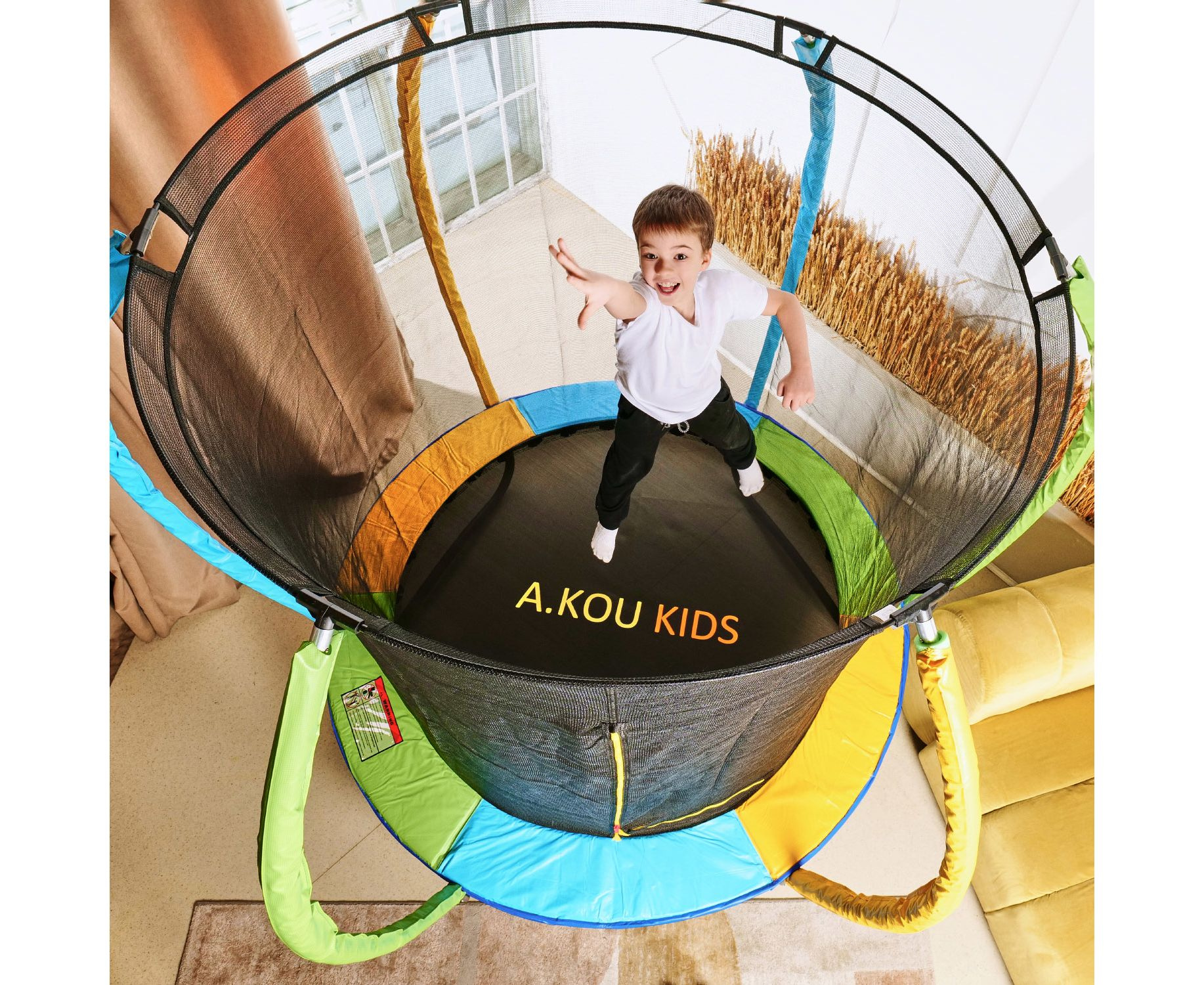 DFC A.KOU Kids 6ft – купить в Санкт-Петербурге за 15 990 ₽ | Батут с  защитной сеткой ДФС