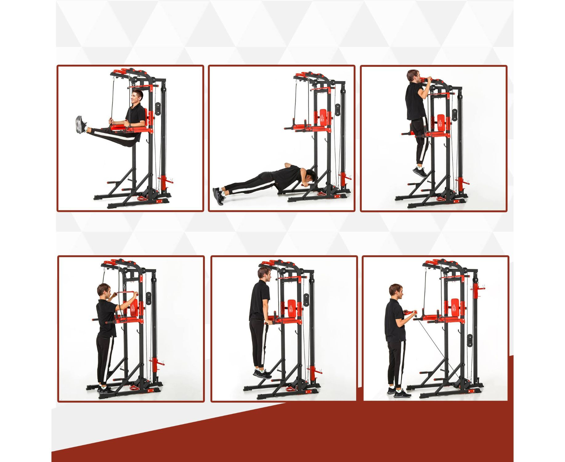 DFC HOMEGYM HOMCOM – купить в Санкт-Петербурге за 34 990 ₽ | Турник-брусья,  тяга сверху HOMEGYM HOMCOM ДФС