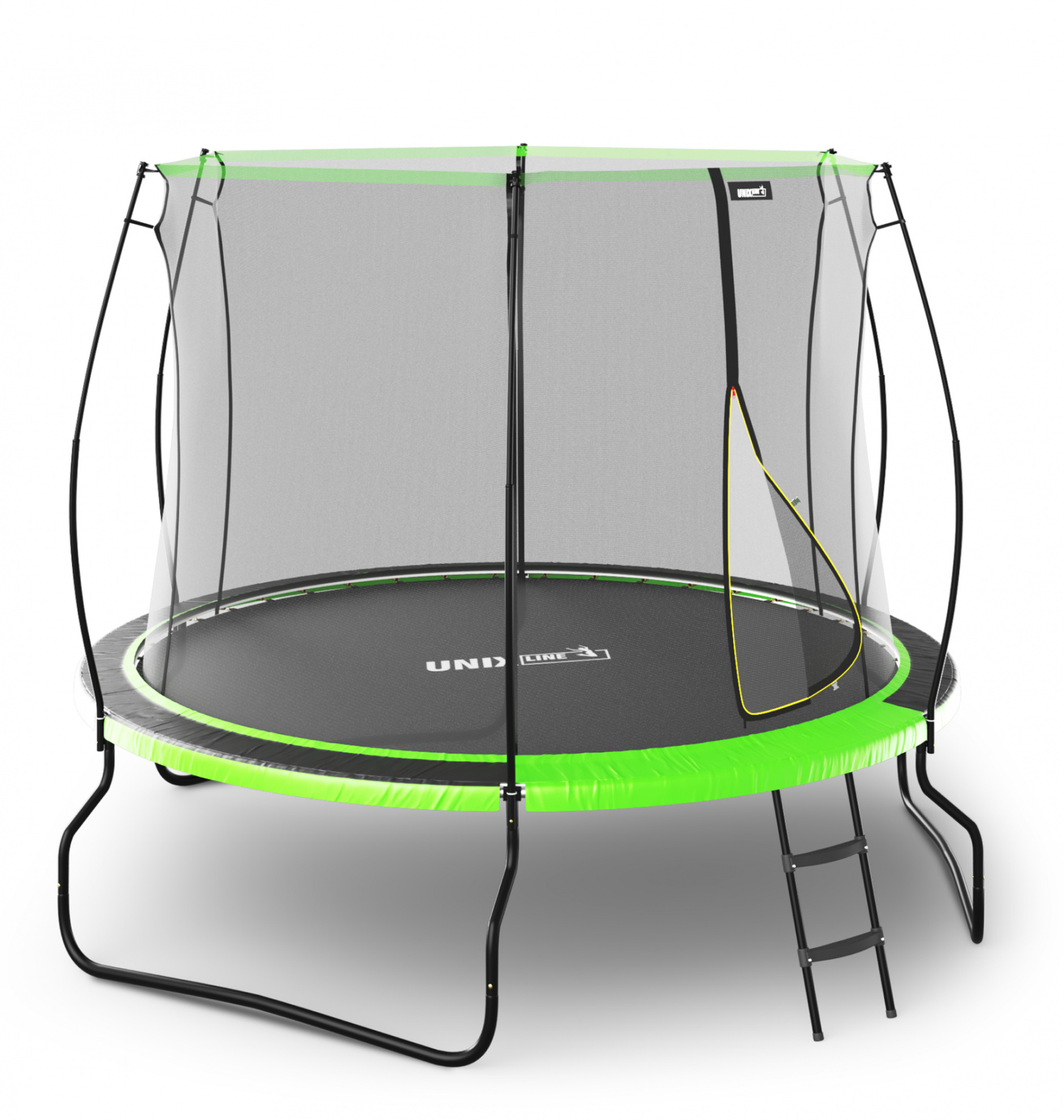 Unix Line 8 ft UFO Green из каталога батутов в Санкт-Петербурге по цене 23290 ₽