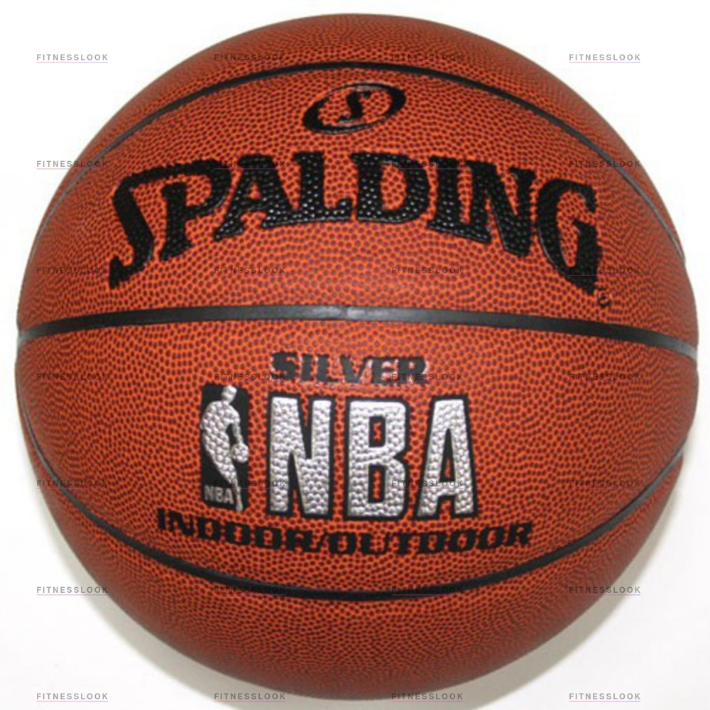 Spalding NBA SILVER indoor / outdoor из каталога баскетбольных мячей в Санкт-Петербурге по цене 3490 ₽