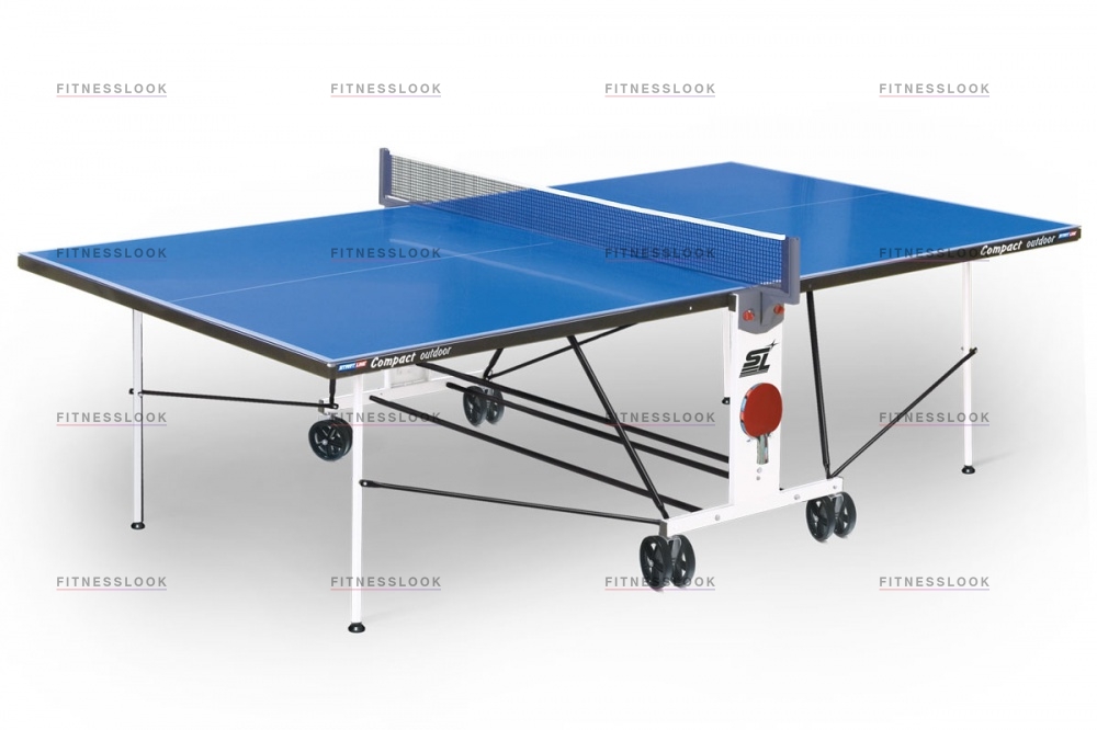 Compact Outdoor 2 LX Blue в СПб по цене 42090 ₽ в категории теннисные столы Start Line